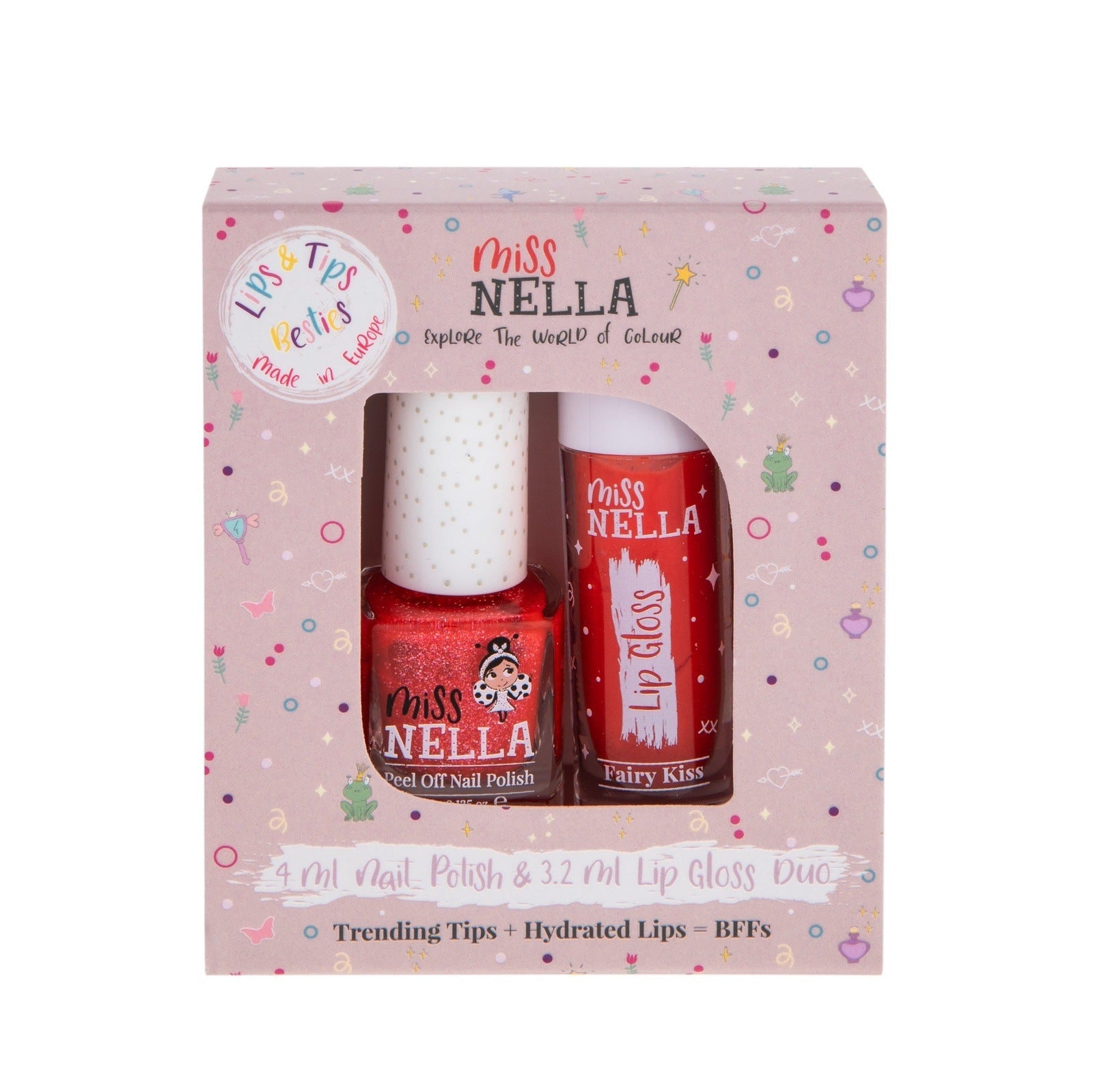 Miss Nella Lipgloss & Nagellack-Duo