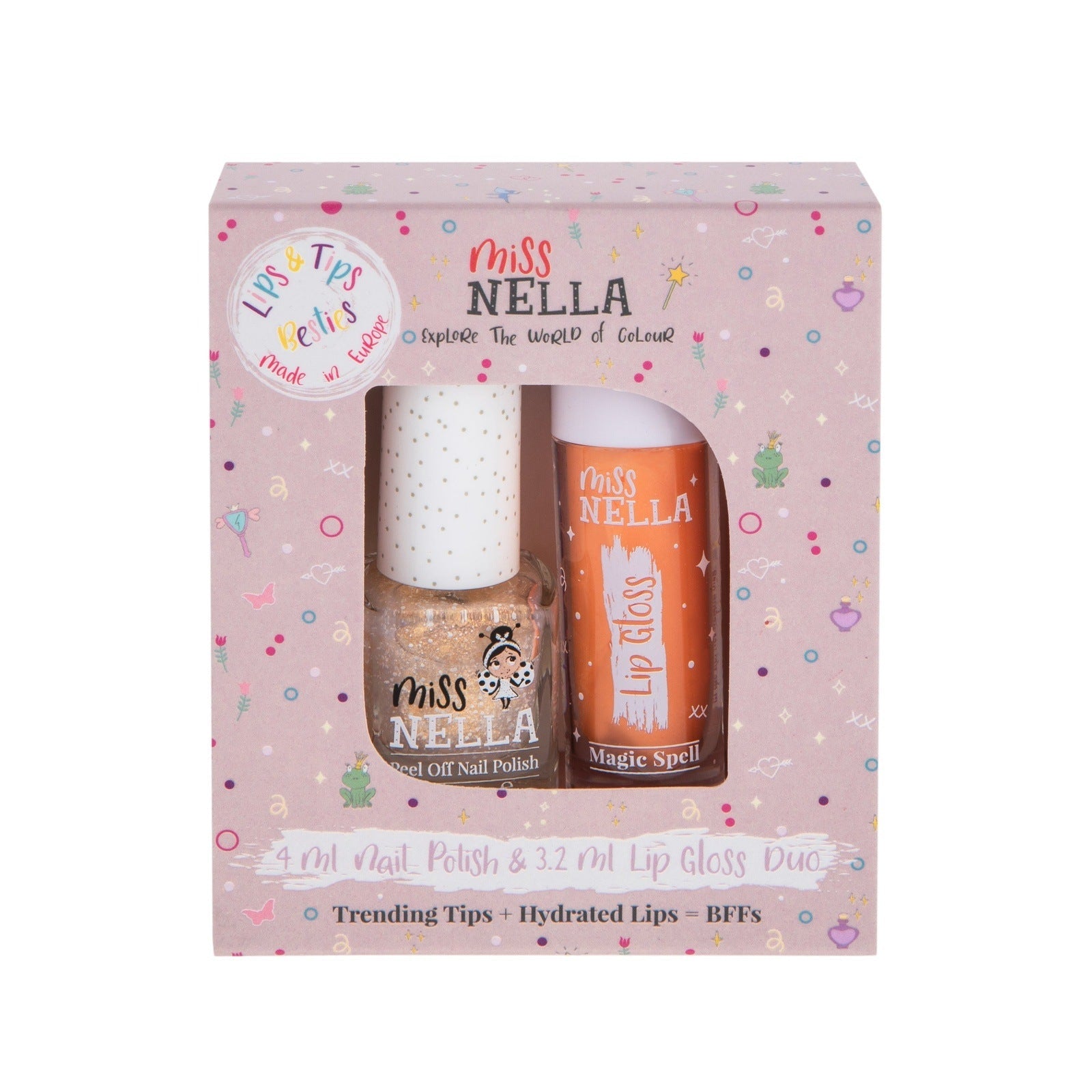 Miss Nella Lipgloss & Nagellack-Duo
