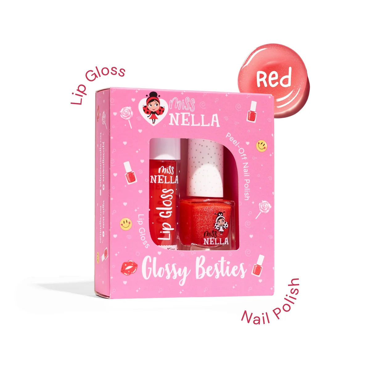 Miss Nella Lipgloss & Nagellack-Duo