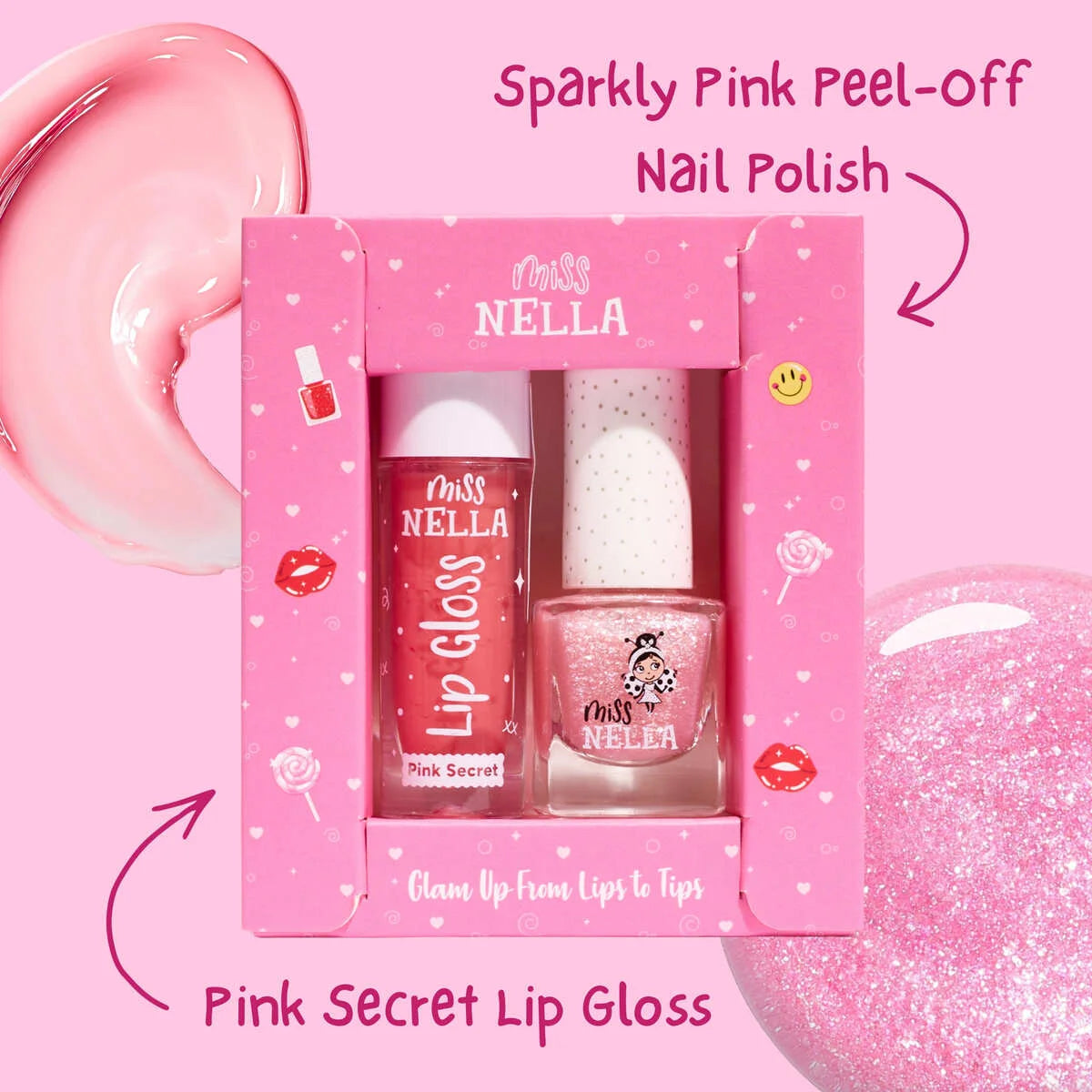 Miss Nella Lipgloss & Nagellack-Duo