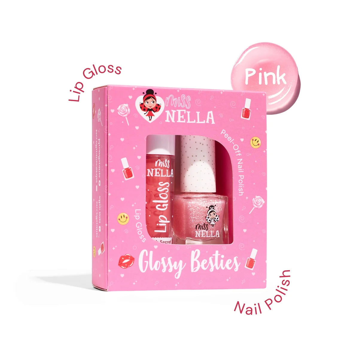 Miss Nella Lipgloss & Nagellack-Duo