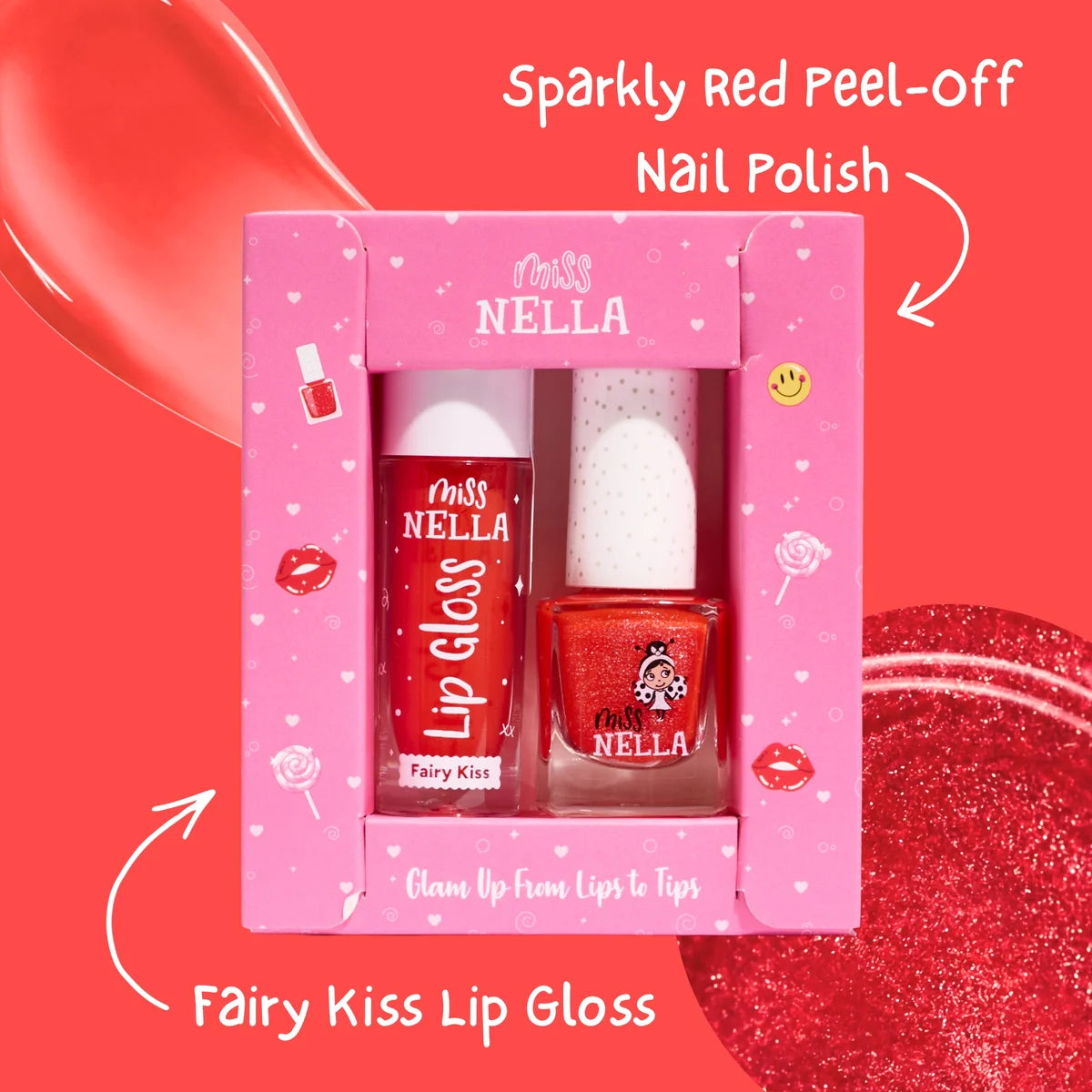Miss Nella Lipgloss & Nagellack-Duo