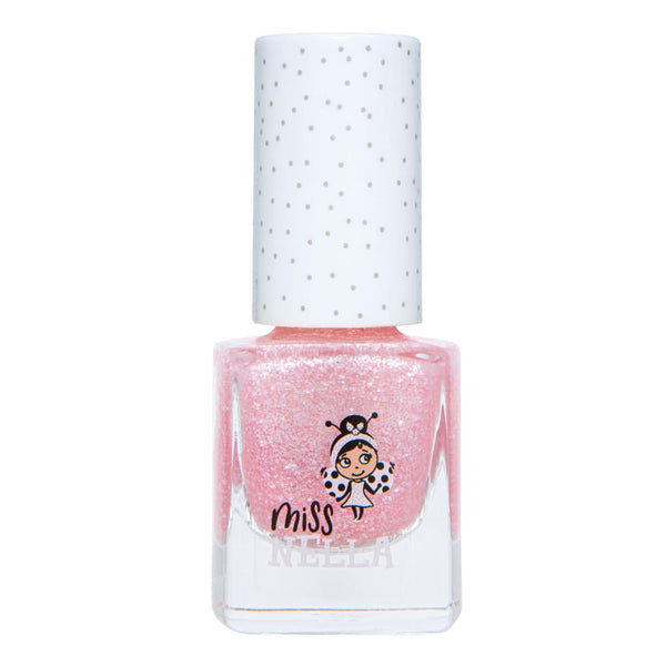 Miss Nella Itsy Glitzy Hippo Glitzer Kindernagellack 4ml in süßem Rosa