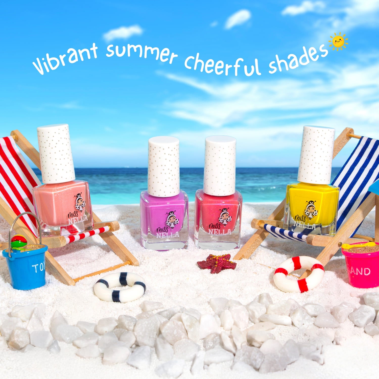 Summer Collection 4er-Pack Kinder-Nagellack-Set