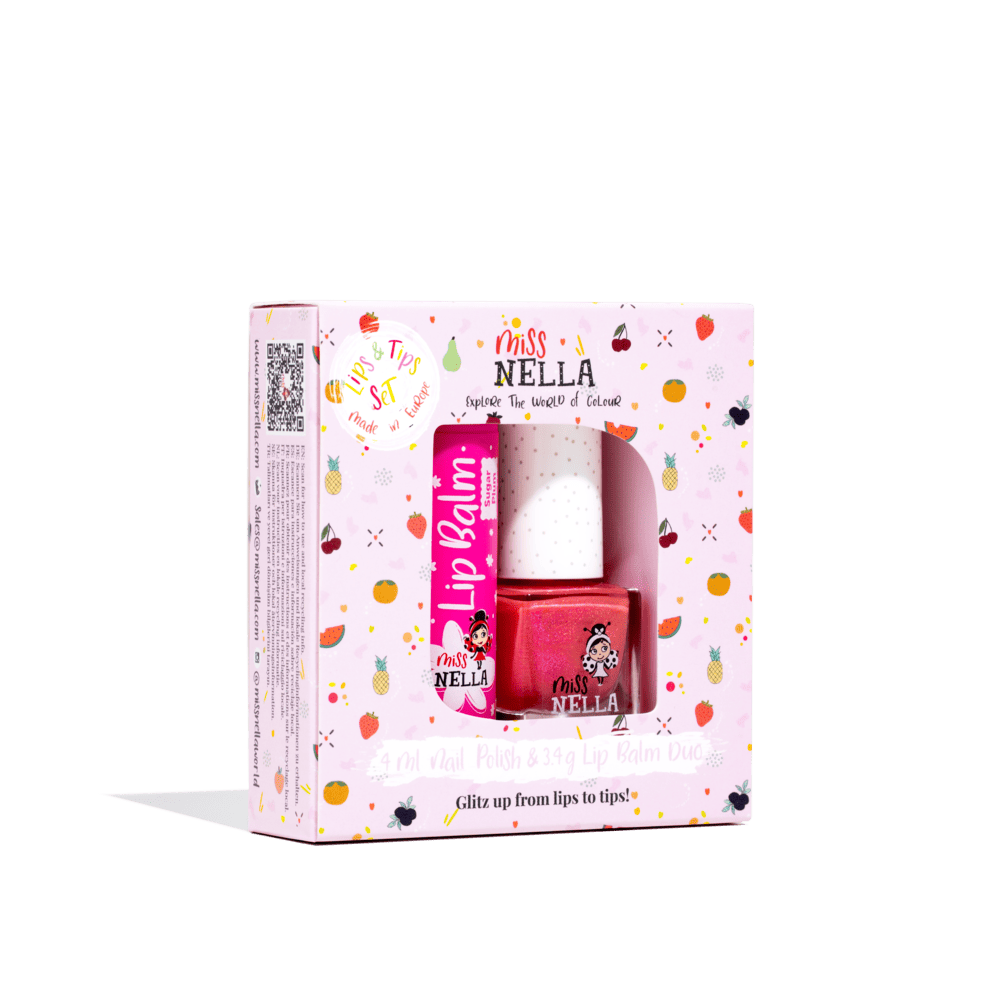 Miss Nella Nagellack und Lippenbalsam Duo