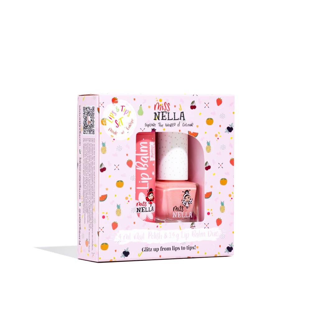 Miss Nella Nagellack und Lippenbalsam Duo