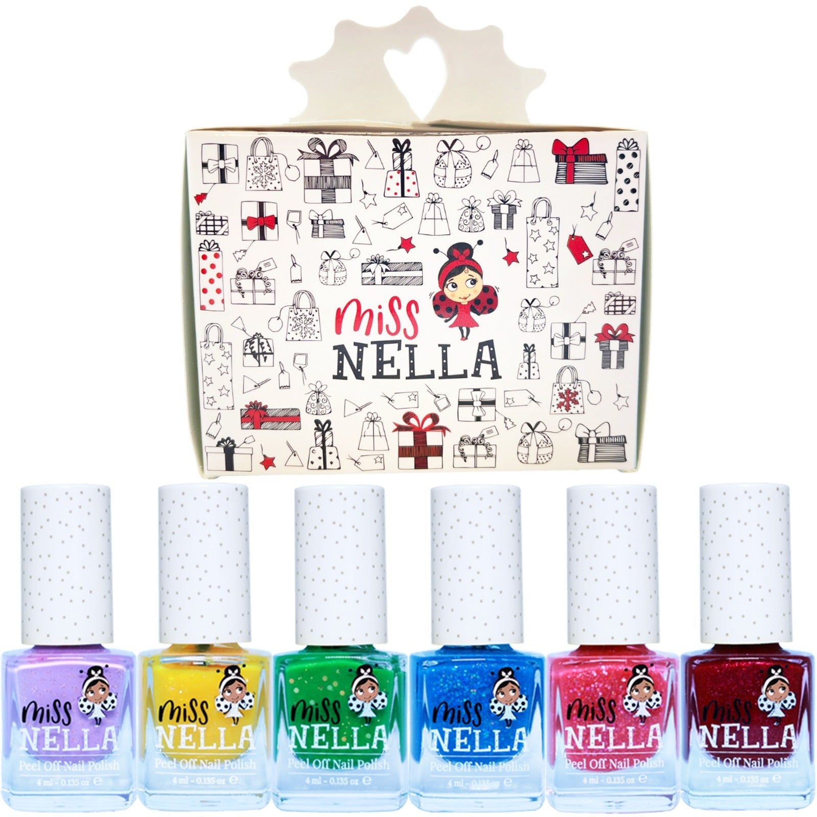 set of 6 nail polishes